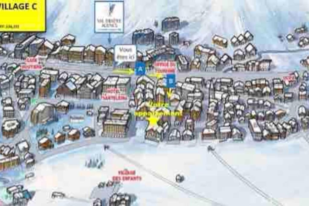 Central 3 Bedroom Chalet With Balcony Val-dʼIsère Extérieur photo